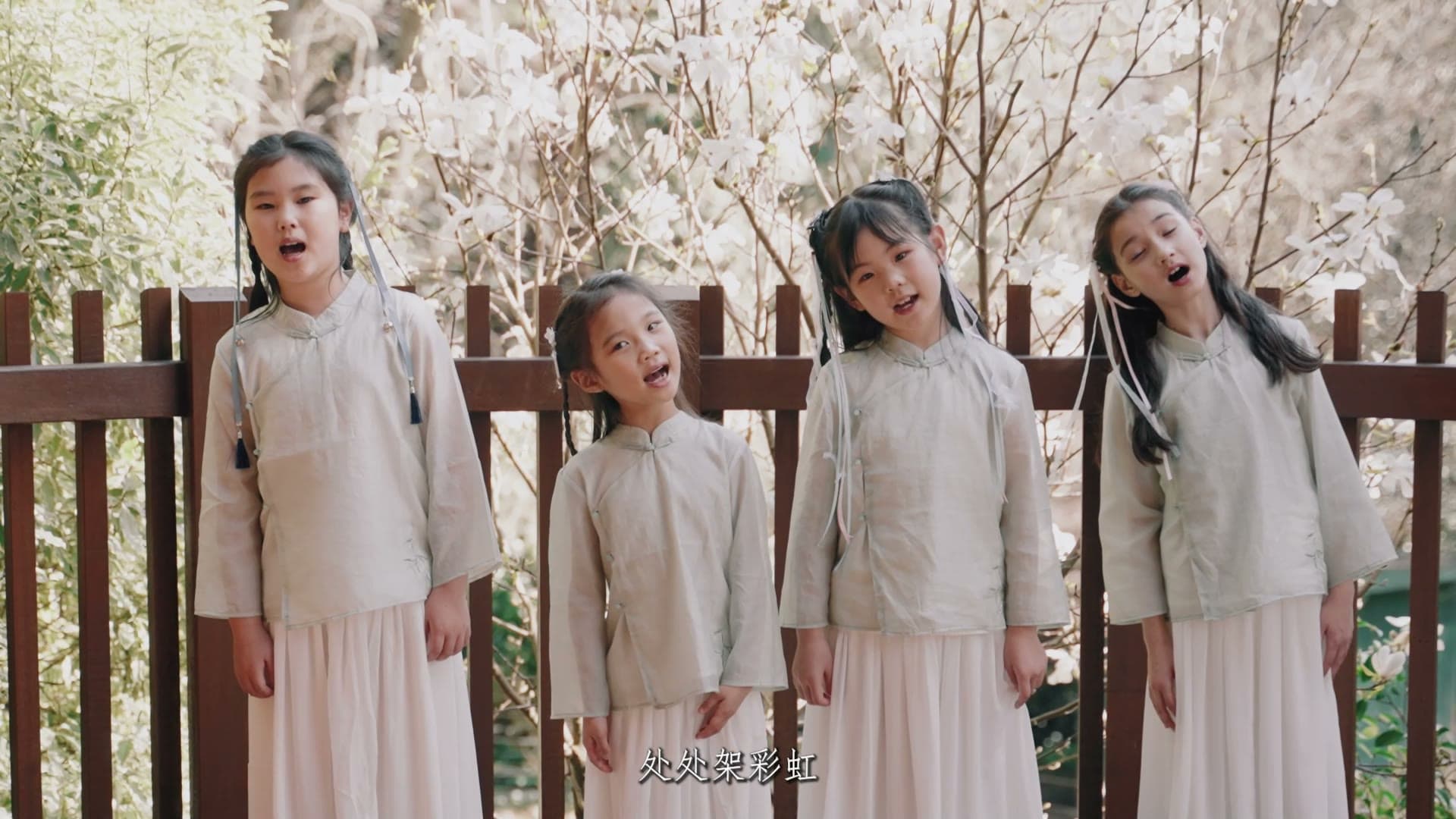 A still from the Brushstrokes of History music video